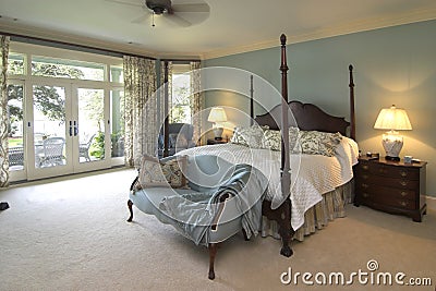 Classical bedroom Stock Photo