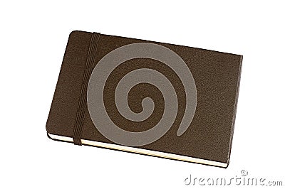 Classical black notebook Stock Photo