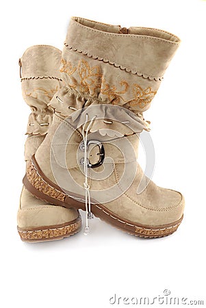 Classical boots Stock Photo