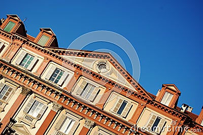 Classical building front Stock Photo