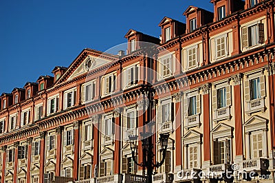 Classical building front Stock Photo