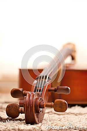 Classical cello Stock Photo