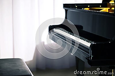 Classical Concert piano Stock Photo