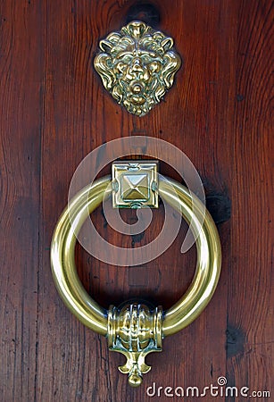 Classical doorknob Stock Photo