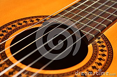 Classical Guitar Stock Photo