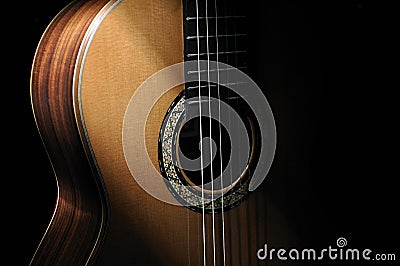 Classical Guitar Stock Photo