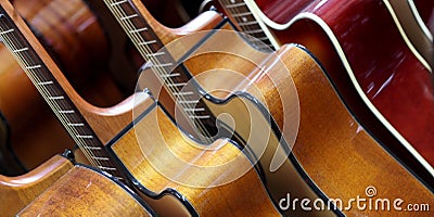 Classical guitars Stock Photo