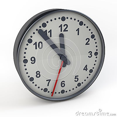 Classical modern clock Stock Photo