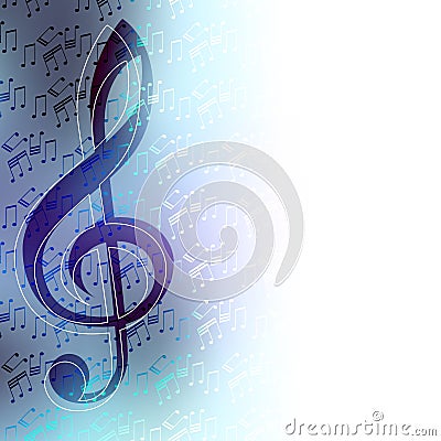 Classical music background Vector Illustration