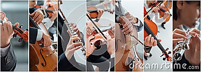 Classical Music Collage Stock Photo