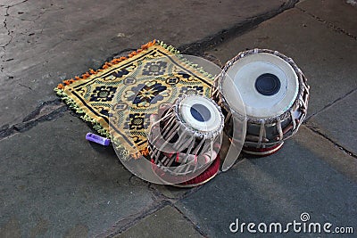 Classical Musical Instrument India Stock Photo