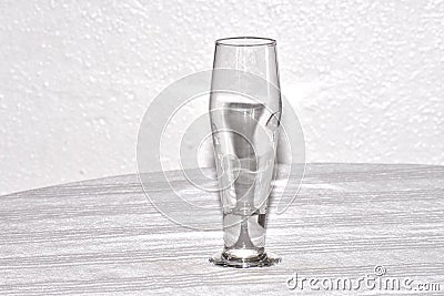 Classic pilsner glass. Stock Photo