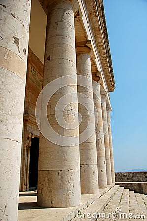 Classical temple in Greece Stock Photo