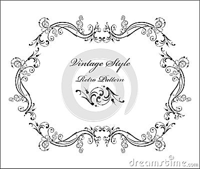 Classical vignette Vector Illustration