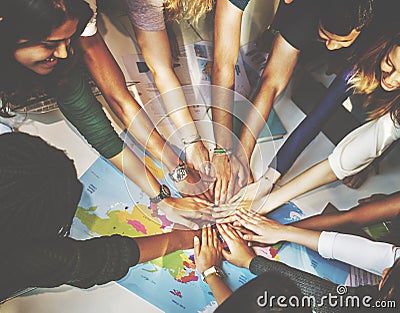 Classmate Solidarity Team Group Community Concept Stock Photo