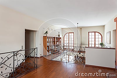 Classy house - Elegant mezzanine Stock Photo