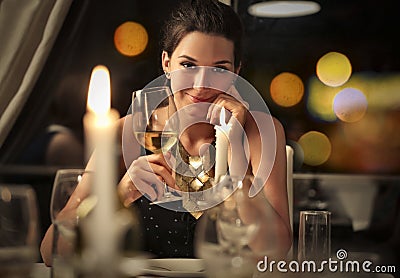 Classy woman Stock Photo