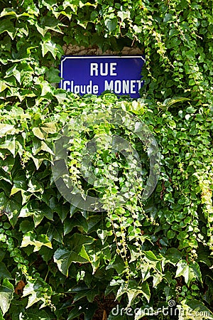 Claude Monet home town, Giverny Stock Photo