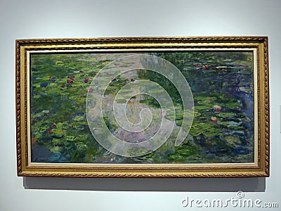 Claude Monet, Water Lillies, 1917/1919 Editorial Stock Photo