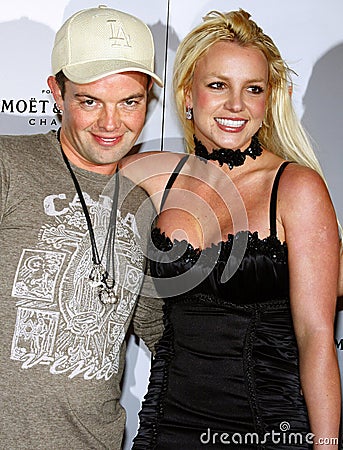 Claus Hjelmbak and Britney Spears Editorial Stock Photo