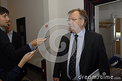 CLAUS HJORT FREDERIKSEN_MINISTER FOR FINNCE Editorial Stock Photo