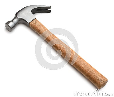 Claw hammer Stock Photo