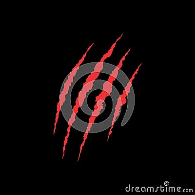 Claws Scratch Vector Design Image Vector Illustration