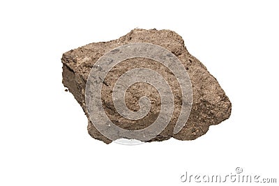 Clay isolated on white background Stock Photo