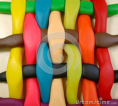 Clay kids art design play Stock Photo