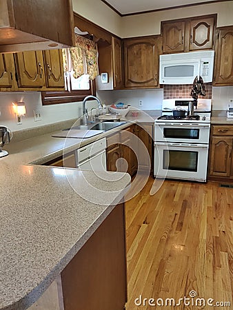 Classic Kitchen in a 1950 home Stock Photo