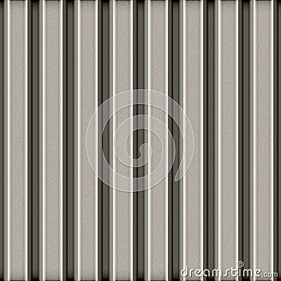 Clean corrugated iron Cartoon Illustration