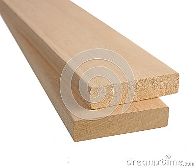 Clean cut skirting board Stock Photo