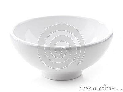 Clean empty bowl Stock Photo