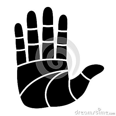 Clean hand imprint Vector Illustration