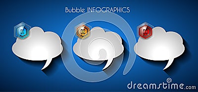 Clean Infographic Layout Template for data and information analysis Vector Illustration