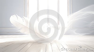 clean light white background Cartoon Illustration