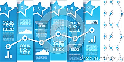 Clean, modern, editable, simple info-graphic banner design template Vector Illustration