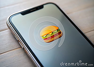 Clean Modern Navigation Interface Three Horizontal Lines Above a Curved Interlocking Grid Stock Photo