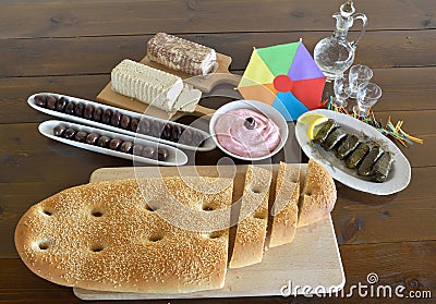 Clean Monday fasting food concept Stock Photo