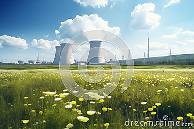 Clean Nuclear Energy Stock Photo