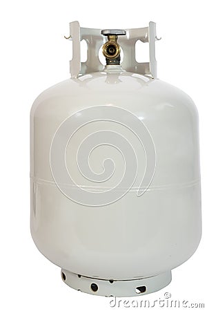 Clean Propane Tank Stock Photo