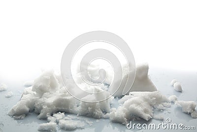 Clean slush snow texture closeup Stock Photo