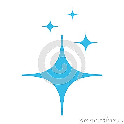 Clean star icon Vector Illustration