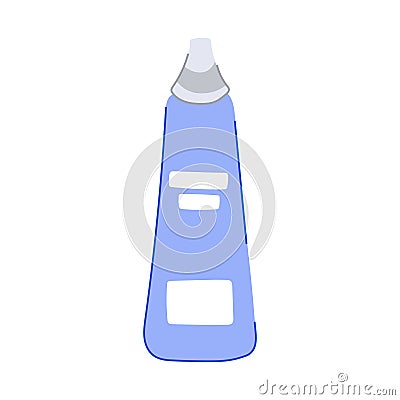 clean toilet cleaner cartoon vector illustration Vector Illustration