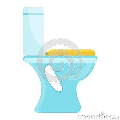 Clean toilet icon Vector Illustration