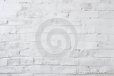 Clean White Brick Wall Texture - Brighten Any Space! Stock Photo