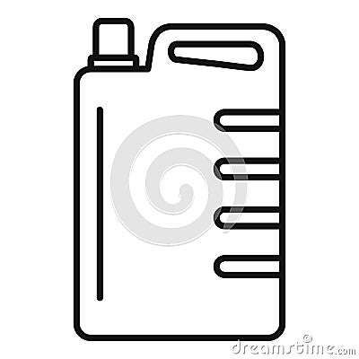 Cleaner canister icon, outline style Vector Illustration