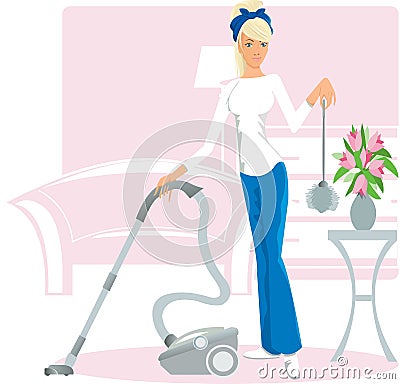 Cleaning Vector Illustration