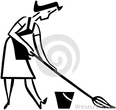 Daily Cleaning Vector Illustration