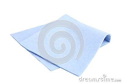 Cleaning household fabric cloth isolated.Kitchen napkin Stock Photo